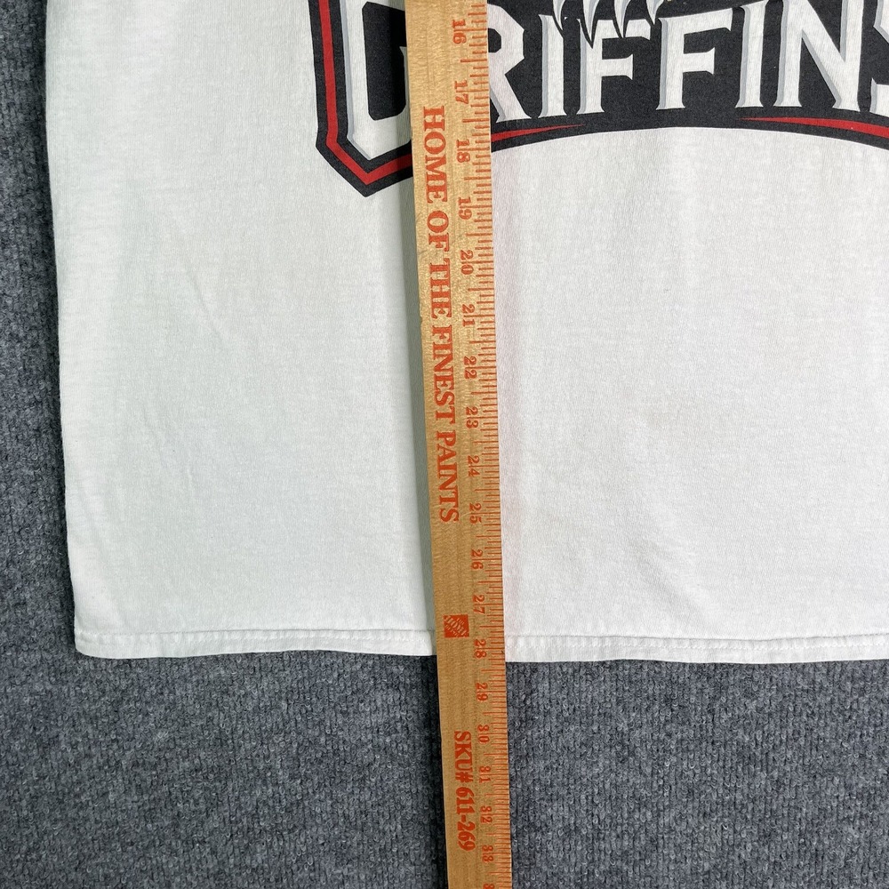 Vintage Grand Rapid Griffins T-shirt XL White Graphic Print Amway - Picture 5 of 9